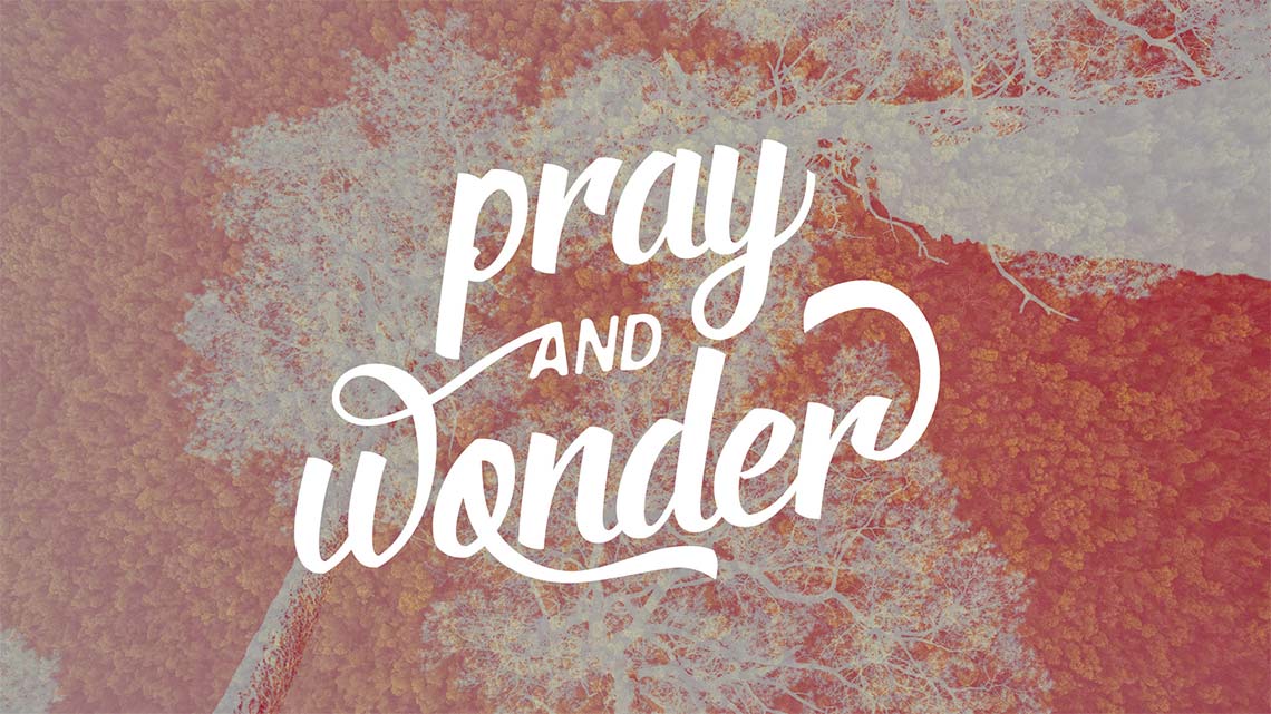 Pray and Wonder - Interview Message